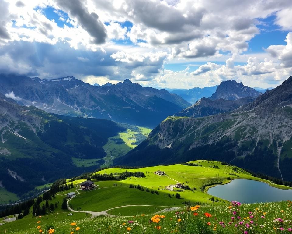 Panorama Fotografie in den Alpen