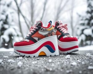 Plateau-Schuhe: Der Hingucker für kalte Tage