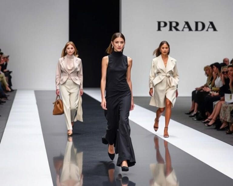 Prada: Designs, die Minimalismus zelebrieren