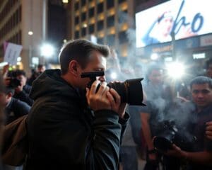 Pressefotograf: Aktuelle Ereignisse visuell festhalten