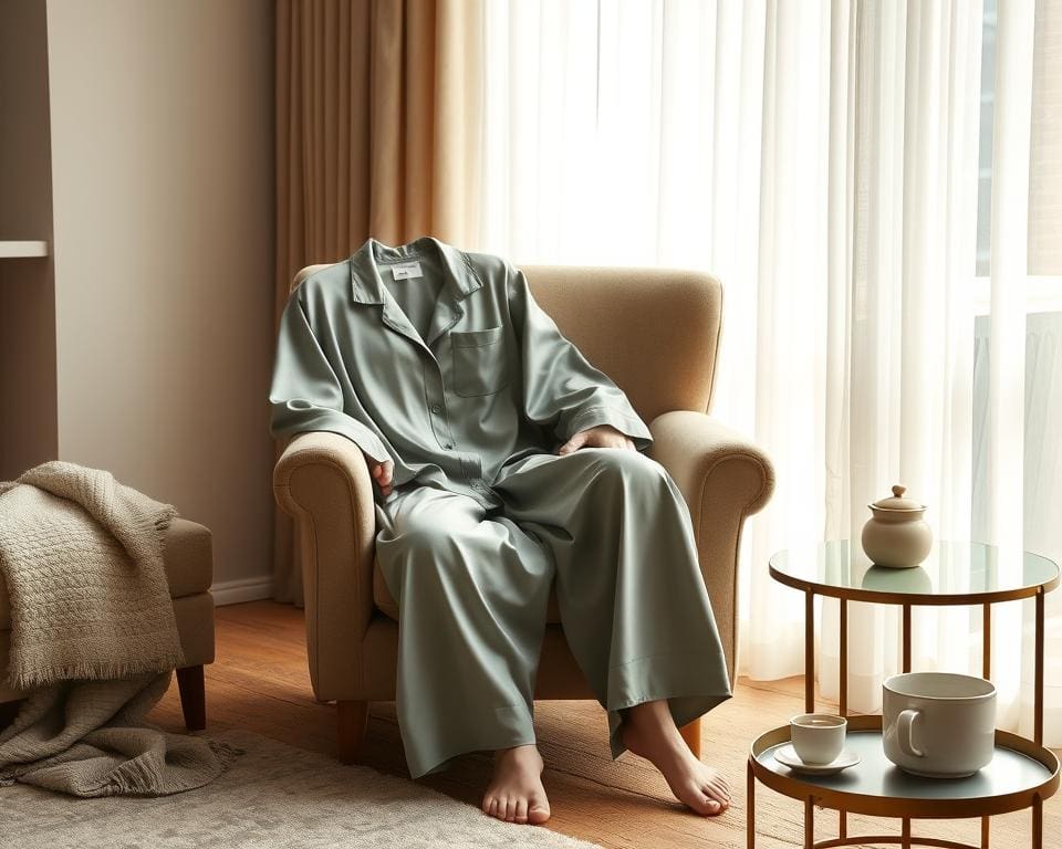 Seidenpyjamas Komfort Bequemlichkeit
