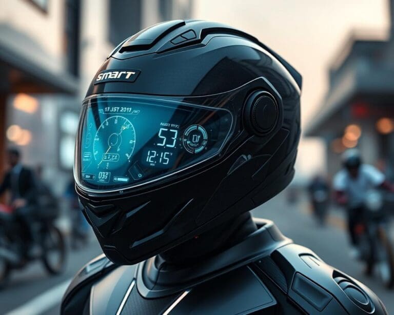 Smarte Technologie in Motorradhelmen