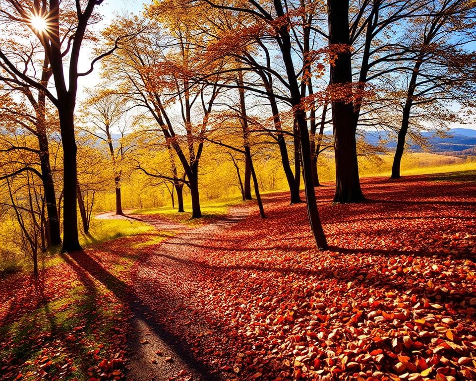 Spaziergänge in der Herbstzeit