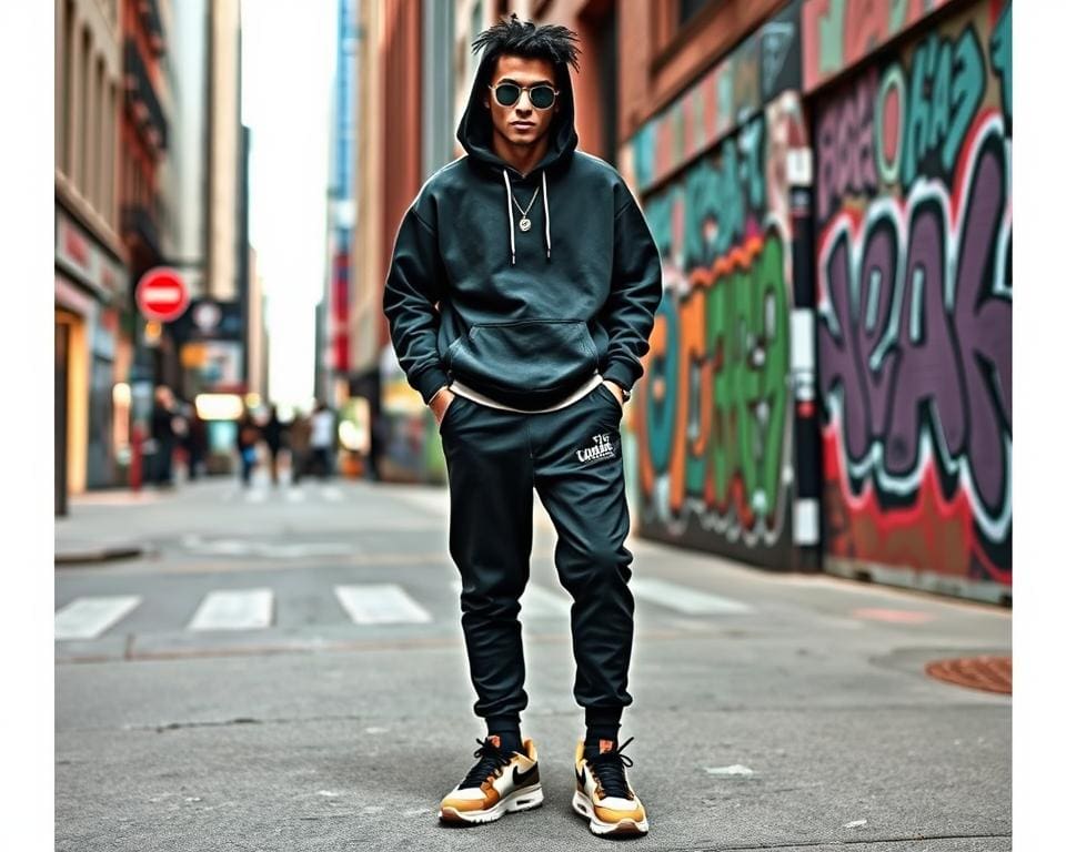 Sportlich-chic Styling mit Streetwear