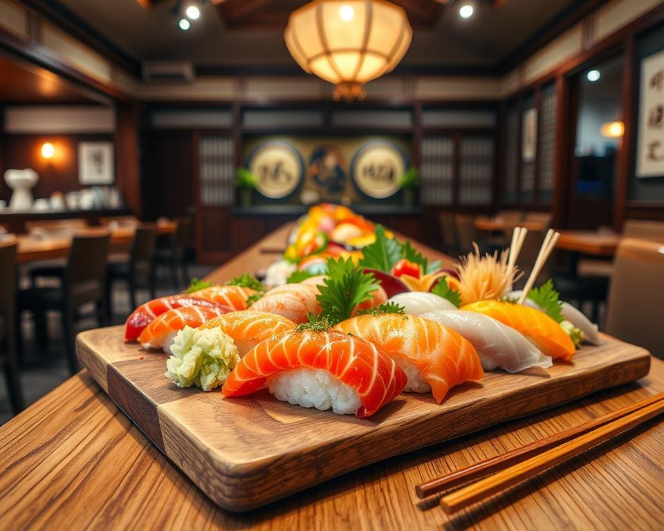 Sushi probieren in Japan