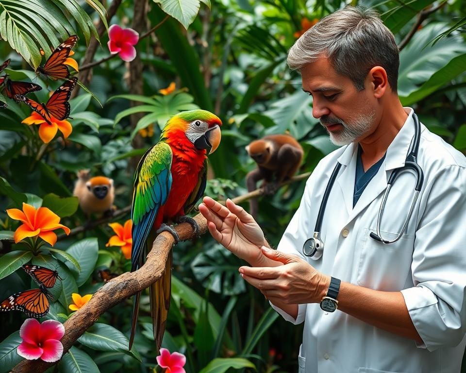 Tierarzt für Wildtiere: Exotische Arten schützen und behandeln