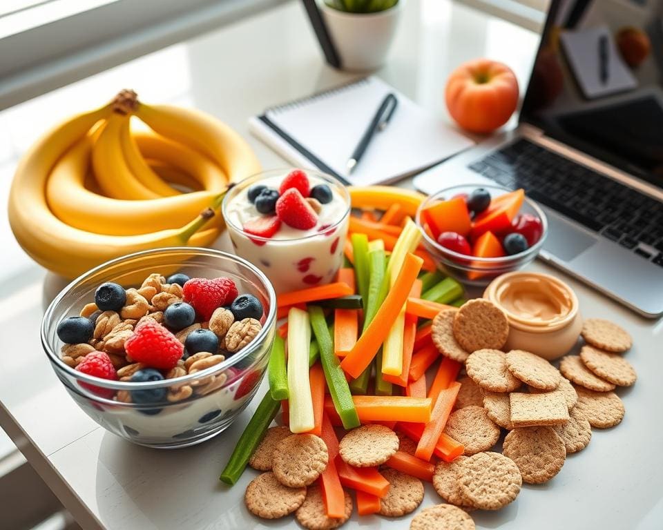 Tipps für gesunde Snacks im Büroalltag