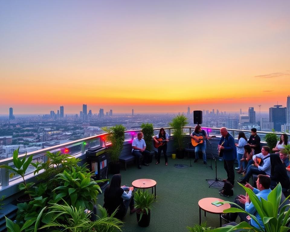 Top Rooftop Locations für Livemusik