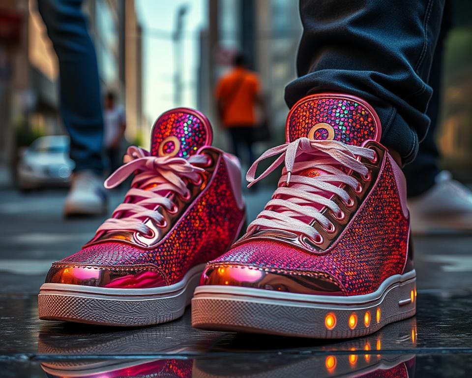 glitzernde Sneaker