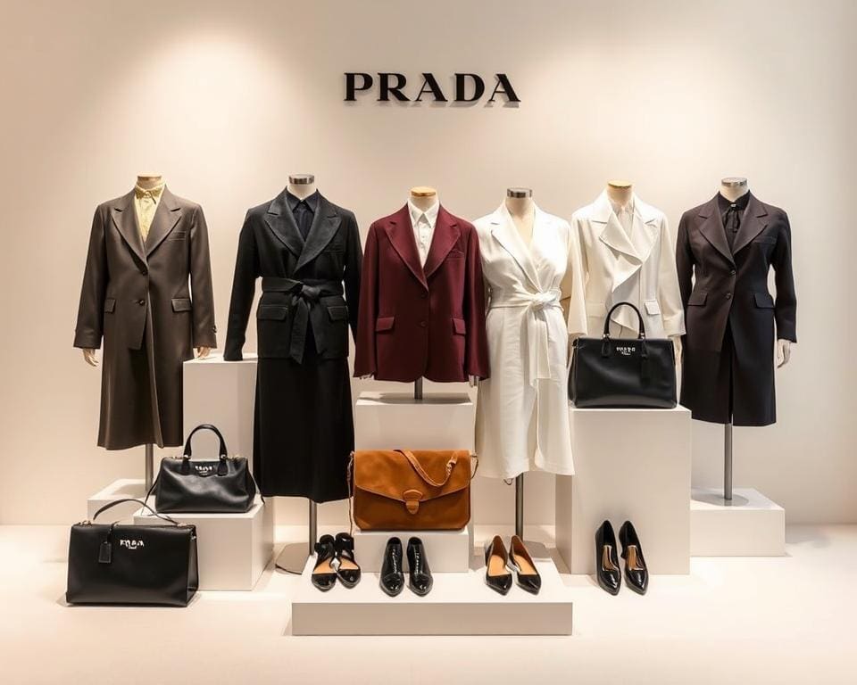luxuriöse Modeartikel von Prada