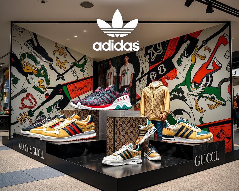 Designs der Adidas x Gucci Kollektion