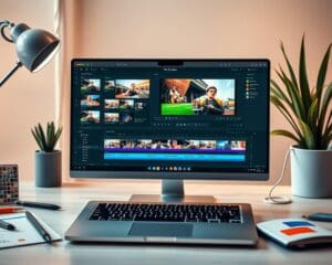 Online Videoeditor für schnelles Zusammenfügen