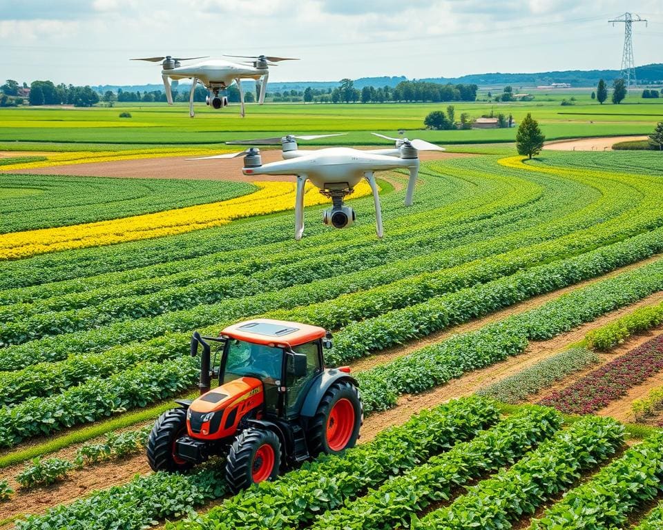 Präzisionslandwirtschaft und moderne Technologie