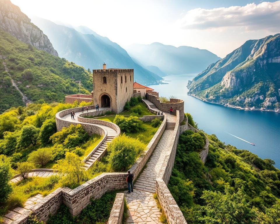 Wanderungen entlang der Stadtmauern in Kotor