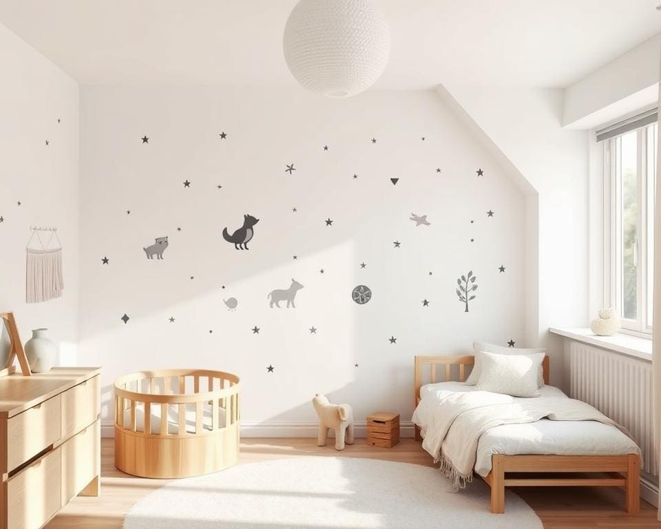dezente Wandkunst für Kinder