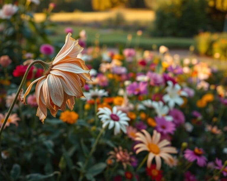 Warum welken meine Gartenblumen so schnell?