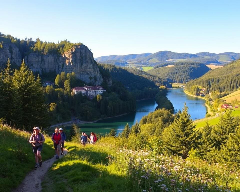 Aktivitäten in der Natur in Monschau