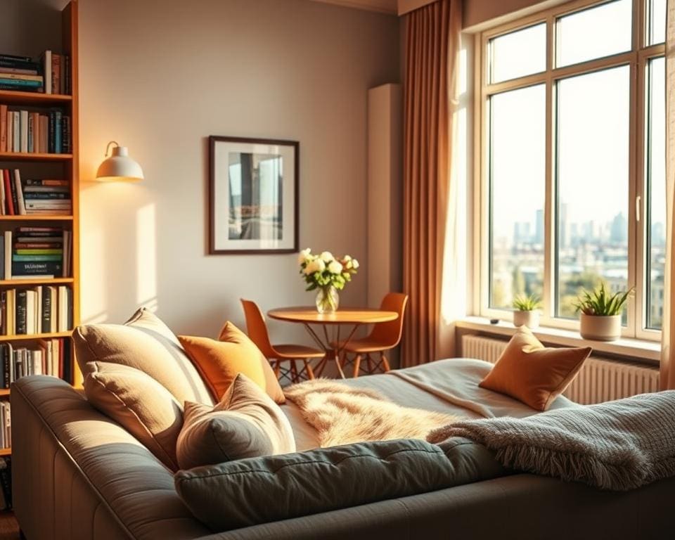 Gemütliches Einzimmerapartment gestalten