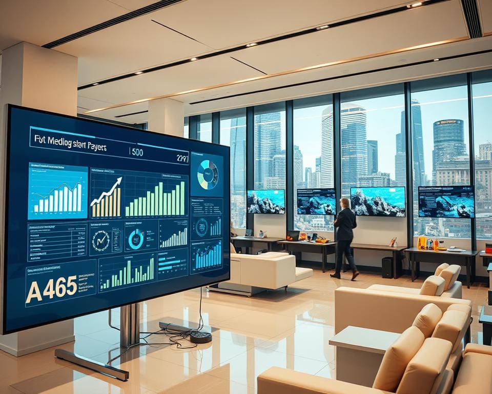 Smart Screens in der Geschäftswelt