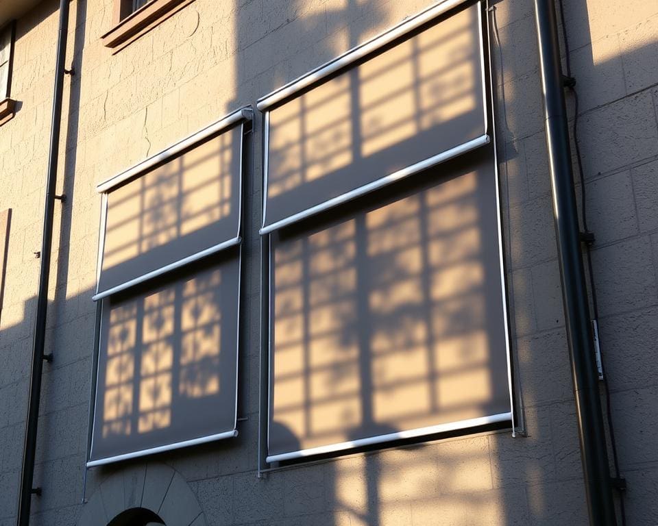 Vorbaurollläden in der Architektur