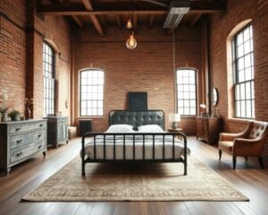 Wie gestaltest du ein Schlafzimmer im Industrial Style?