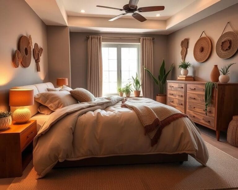Wie gestaltest du ein Schlafzimmer in Erdtönen?
