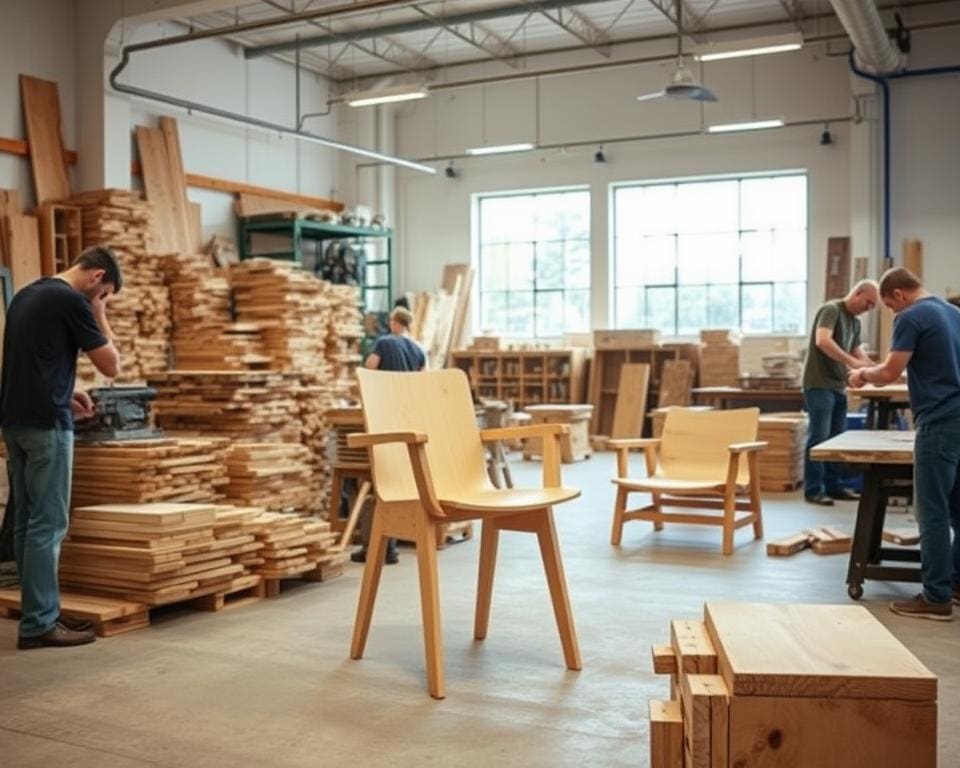 nachhaltige Möbelproduktion