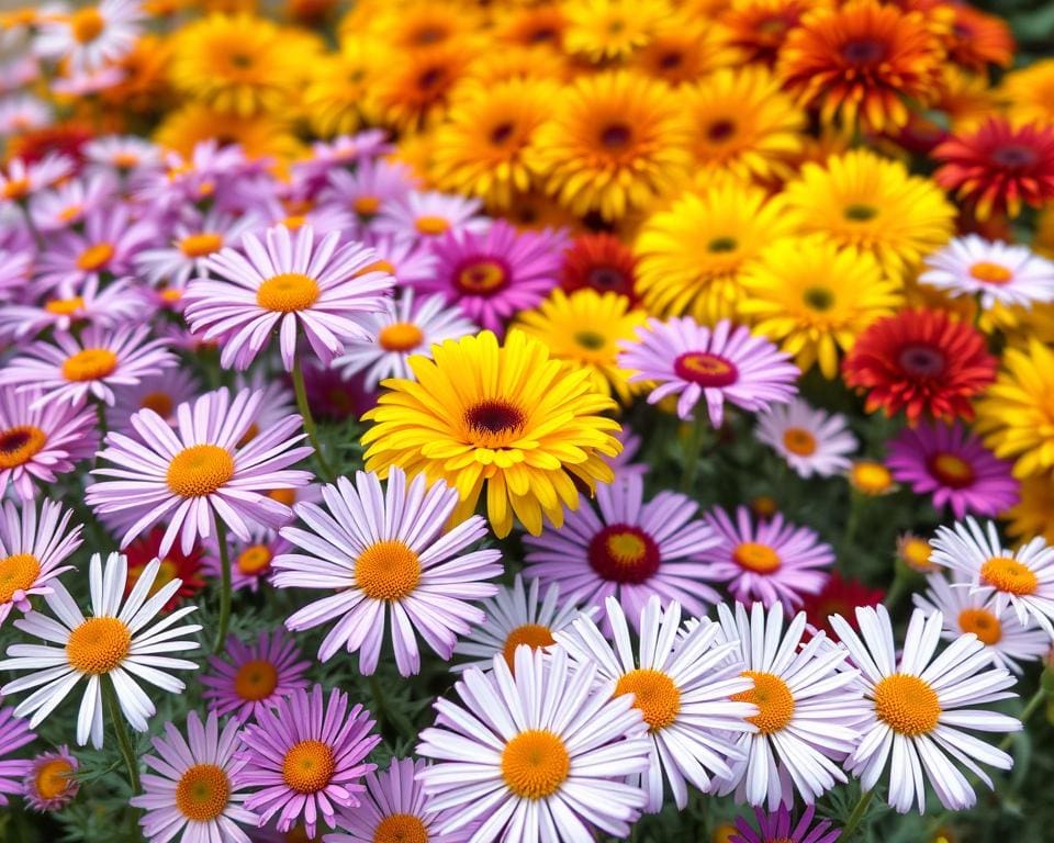Bedeutung von Astern und Chrysanthemen