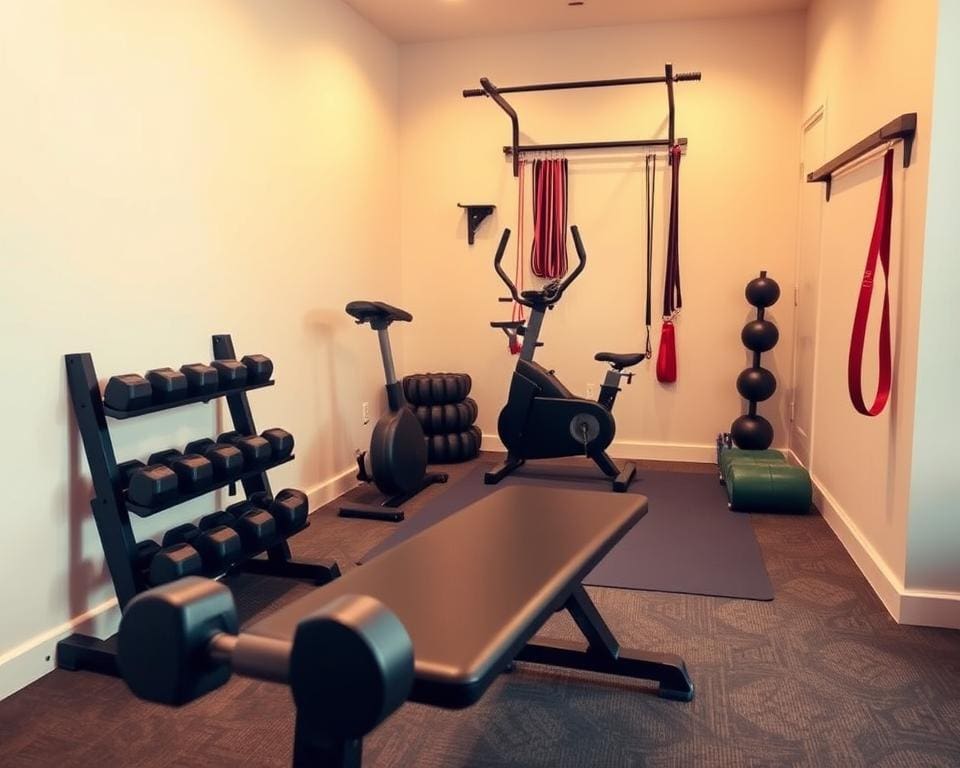 Kombination von Geräten für Fitness für Anfänger
