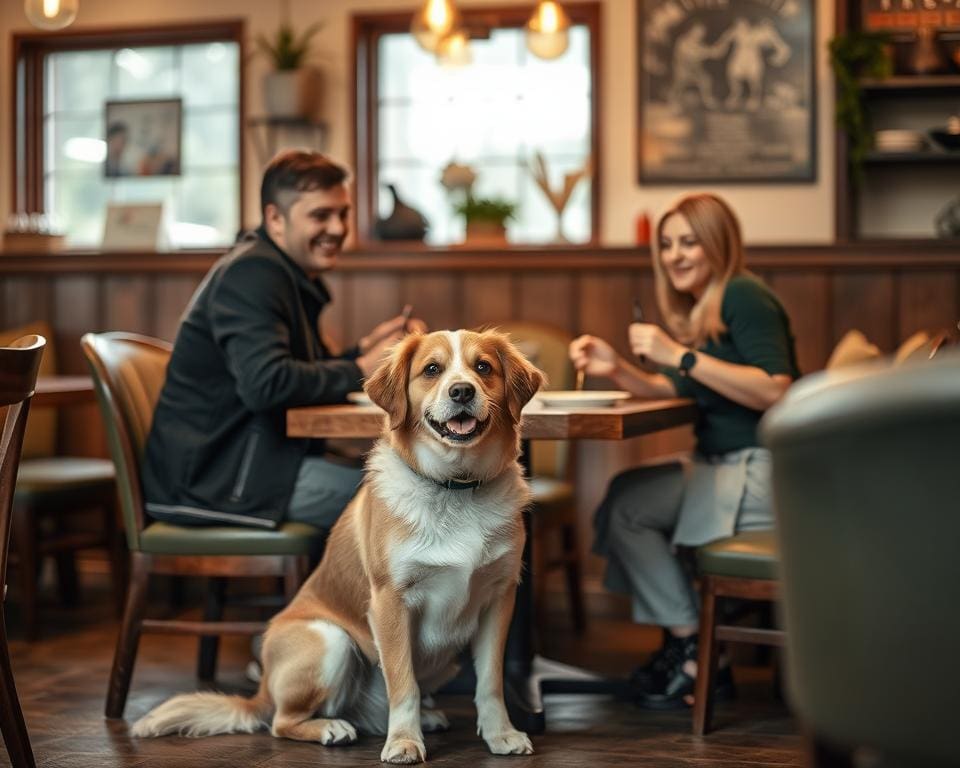 Restaurantbesuch mit Hund