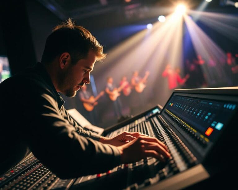 Was tut ein Lichtpult-Operator live vor Ort?