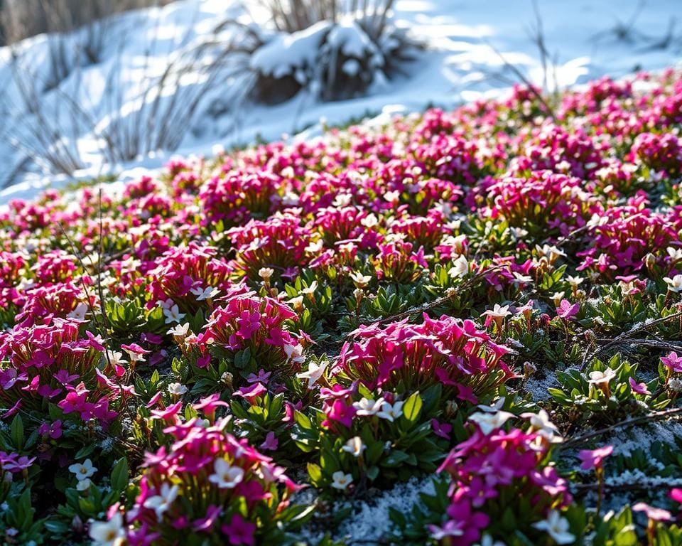 Welche Bodendecker blühen auch im Winter?