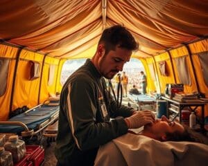 Wie arbeitet ein Festivalarzt im Notfallzelt?