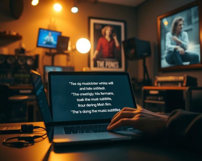 Wie erstellt man Untertitel für Musikfilme?