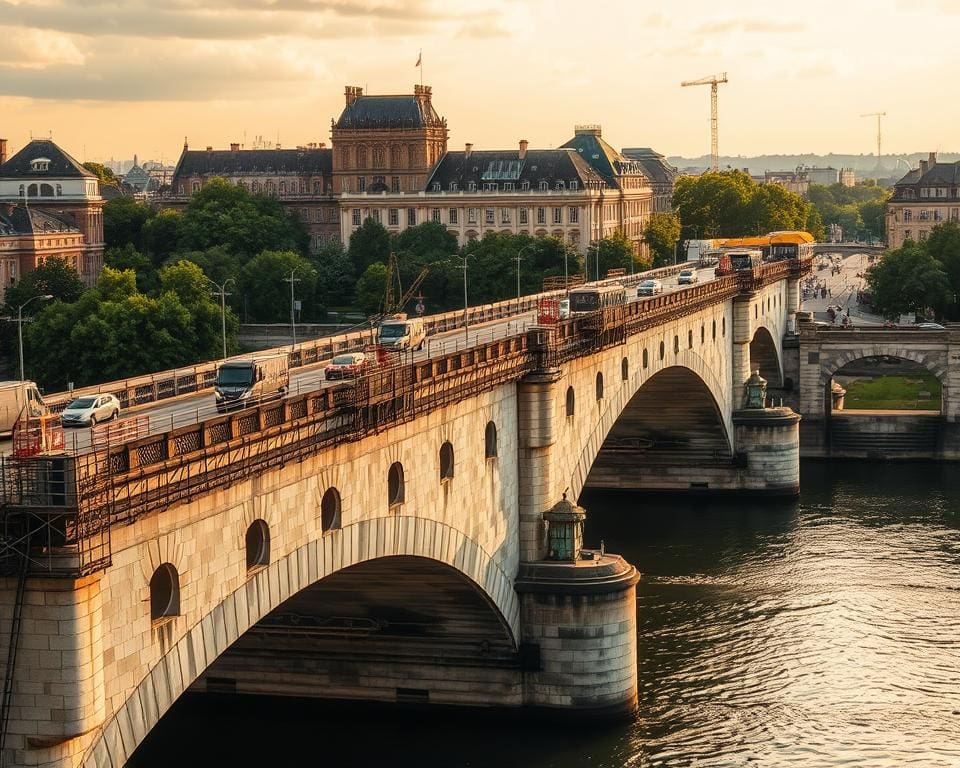 Wie saniert man alte Brücken mit laufendem Verkehr?