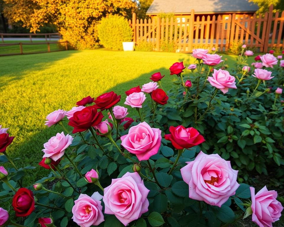 beste Zeiten für Rosenpflanzung im Herbst