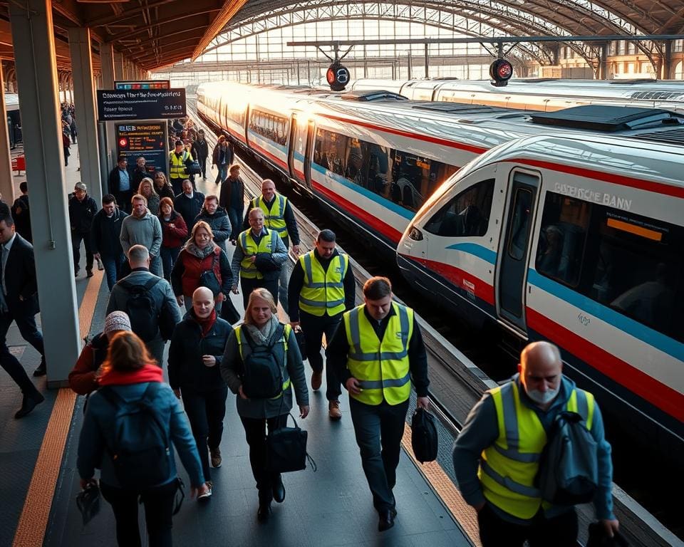 täglicher Arbeitsablauf bei der Deutschen Bahn
