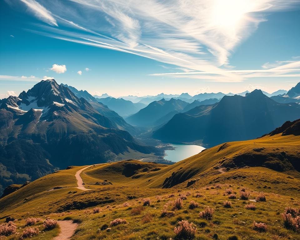 Die ideale Wanderroute in den Alpen festlegen