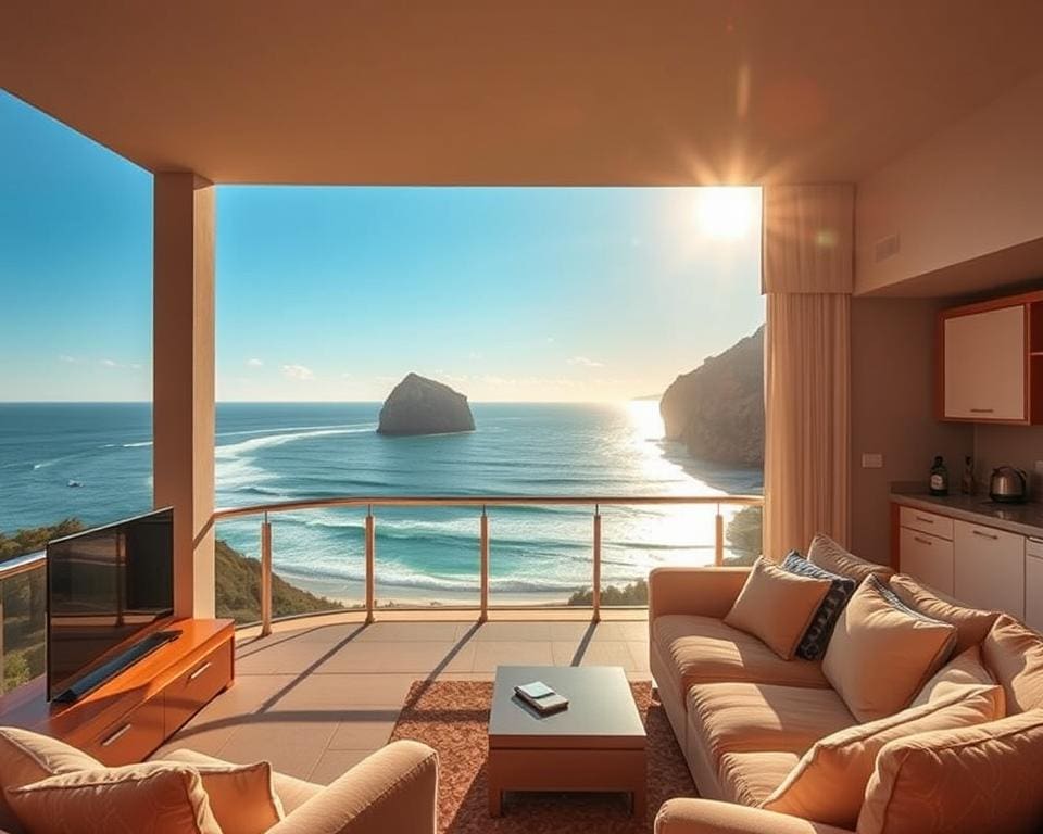 Ferienwohnung mit Meerblick