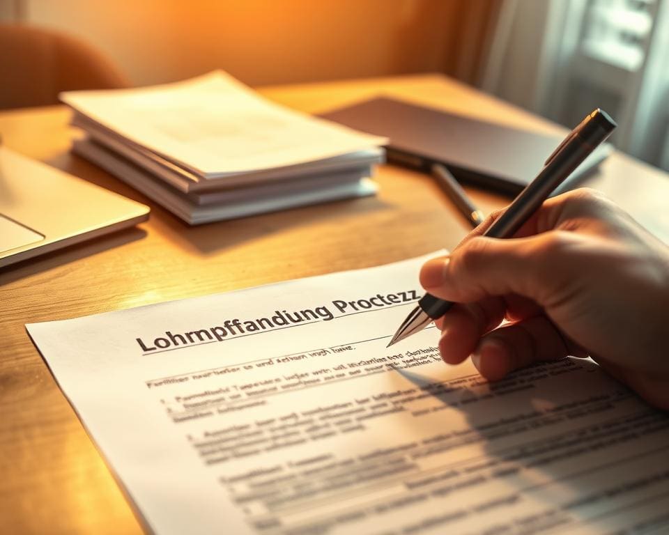 Lohnpfändung Prozess