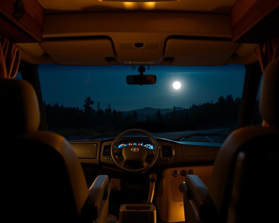 Nachtfahren im Wohnmobil legal