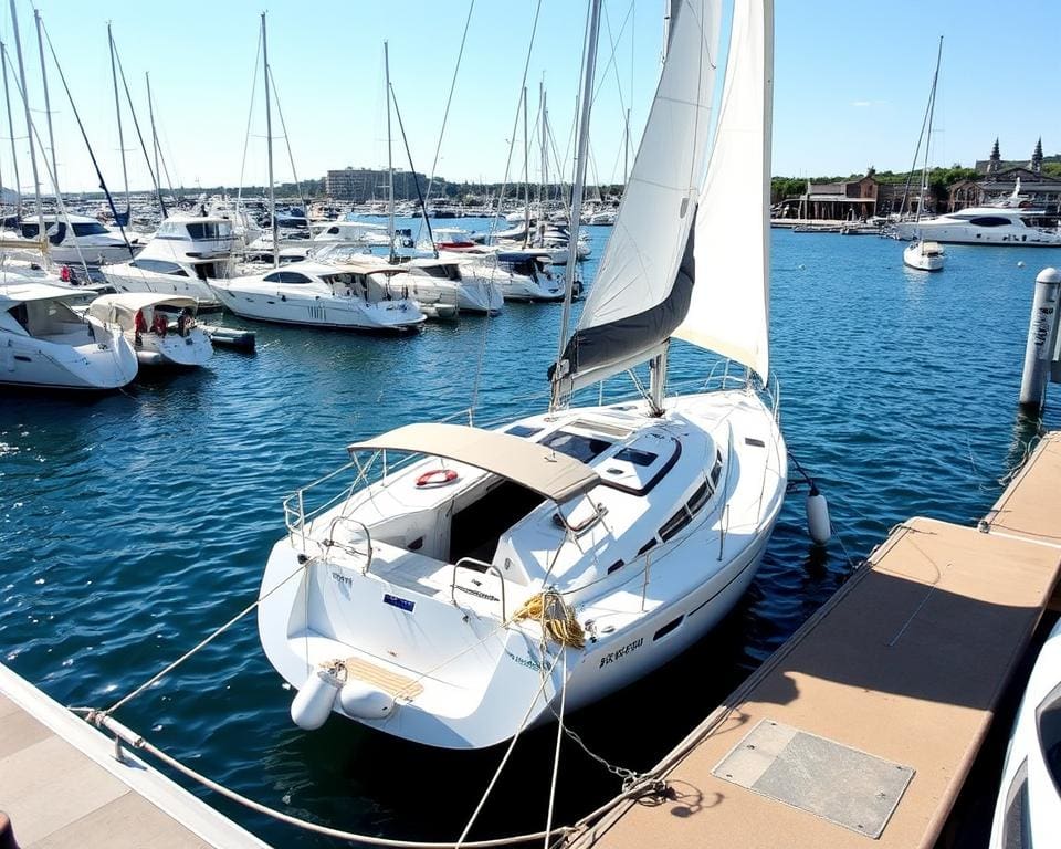 Wie funktioniert das Anlegen mit Segeljacht in Häfen?
