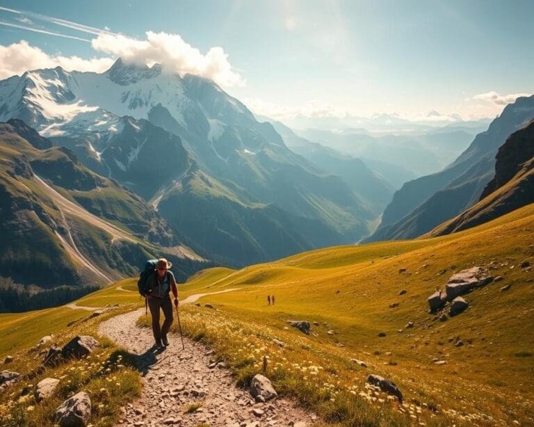 Wie plant man eine Reise zu Fuß durch die Alpen?