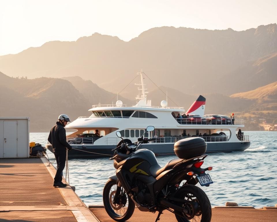 Wie reist man mit der Fähre und Motorrad nach Korsika?