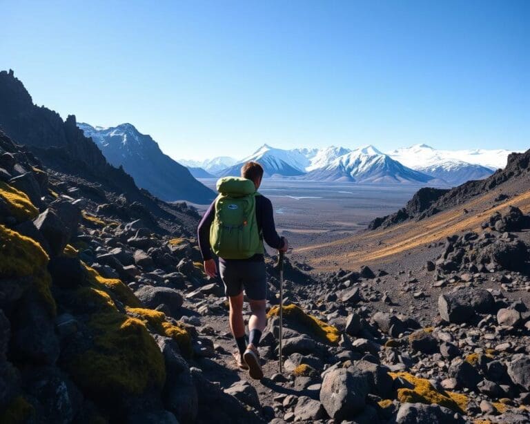 Wie reist man zu Fuß durch Island mit Rucksack?