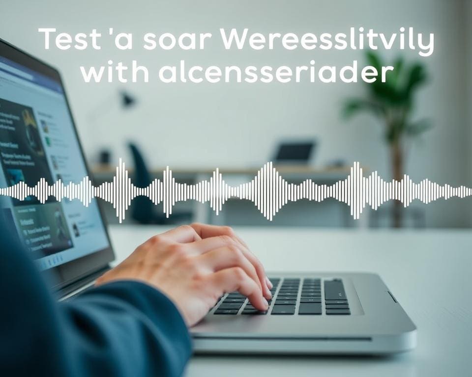 Wie testet man Barrierefreiheit mit Screenreadern?