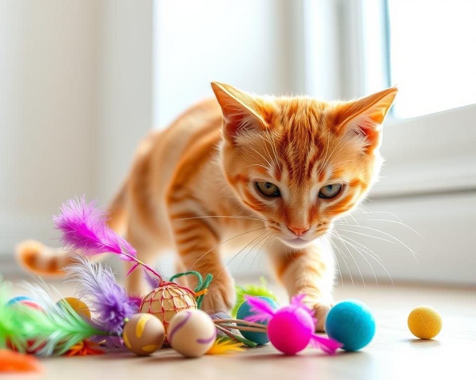 Einfluss von Katzenspielzeug auf das Verhalten