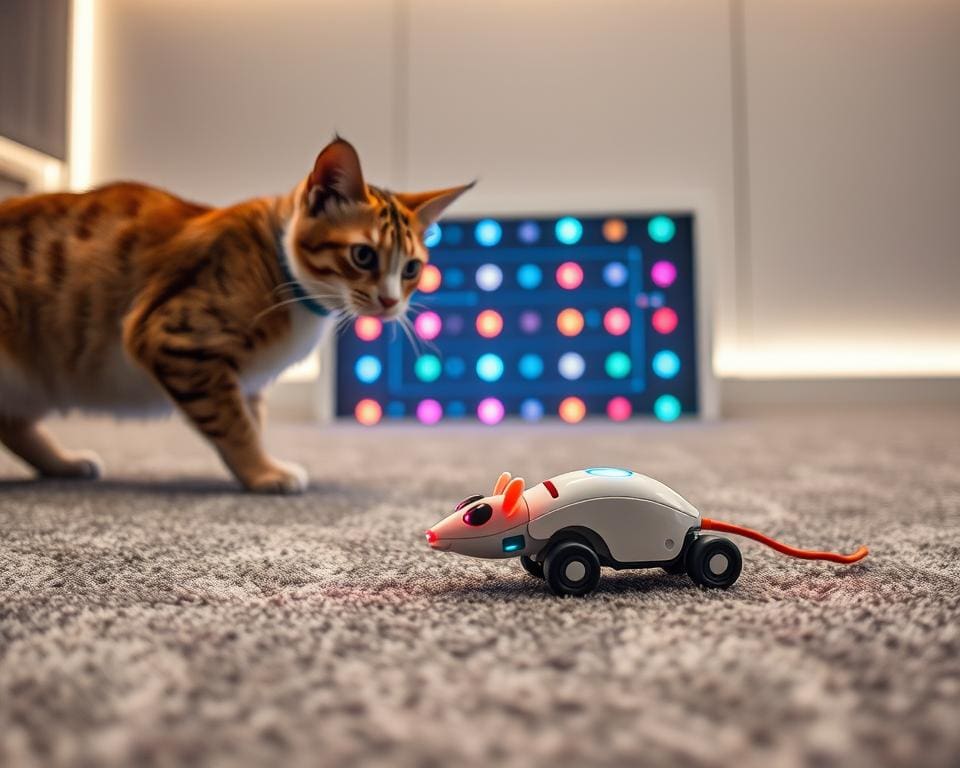 Elektronisches Katzenspielzeug für neugierige Entdecker