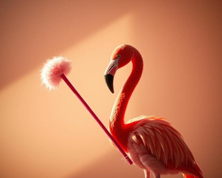Karlie Flamingo Katzenangel mit Plüschrute 120 cm