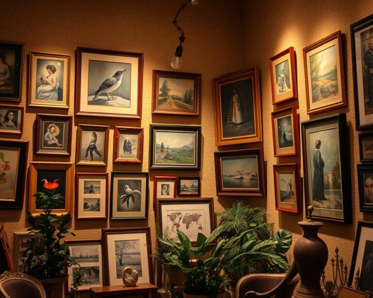 Kunst an den Wänden für persönlichen Stil